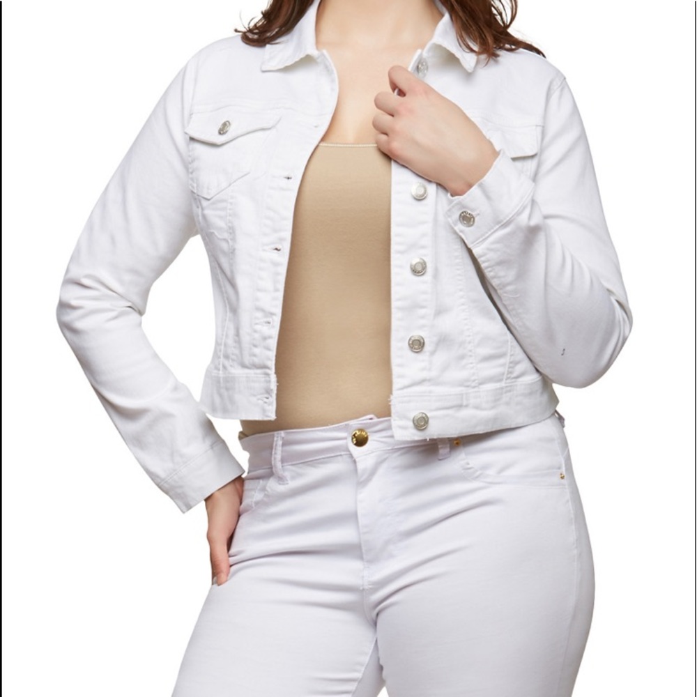 White Denim Jacket